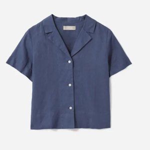 Everlane Linen Short-Sleeve Notch Shirt